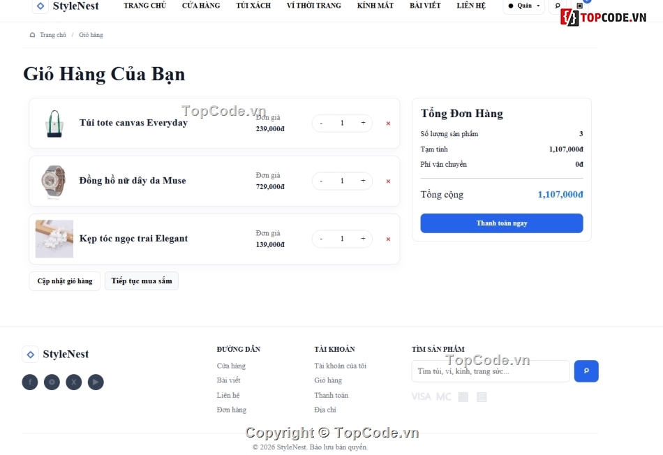 web php,website thời trang,bán website